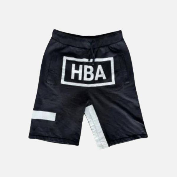 Black HBA Logo Shorts