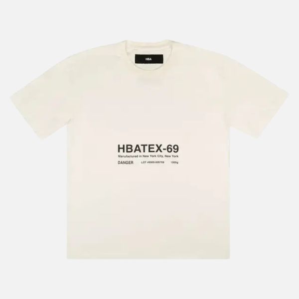 Hood By Air Black Logo With White Shirt