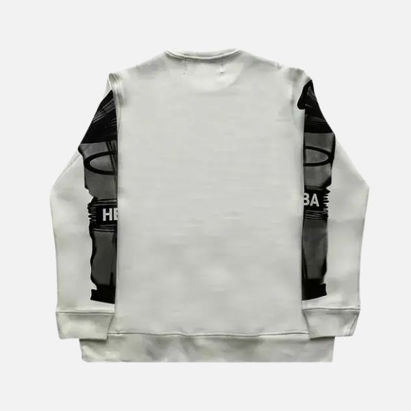 Hood By Air White Black Sweatshirt back in