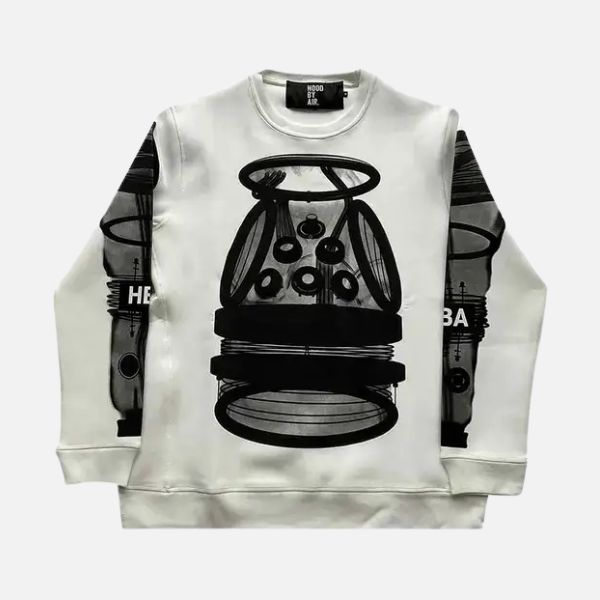 Hood By Air White Black Sweatshirt