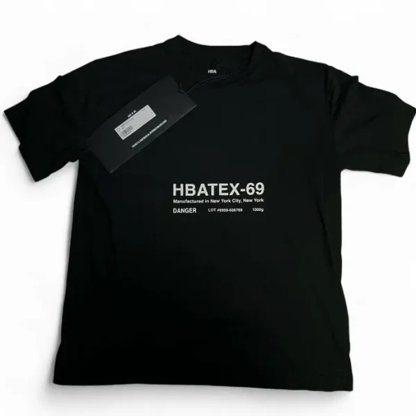 HBA black HBATEX 69 T shirt