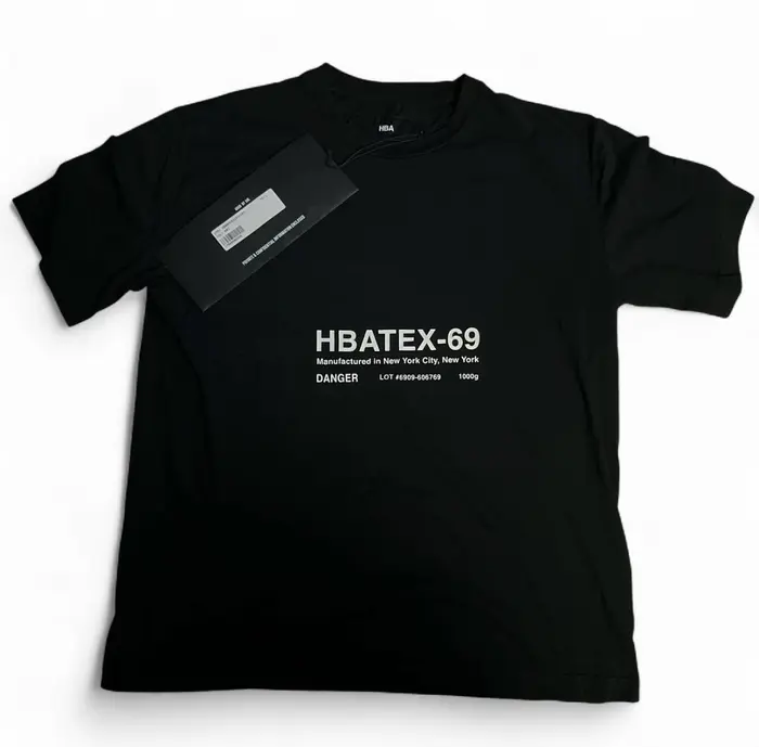 HBA black HBATEX 69 T shirt